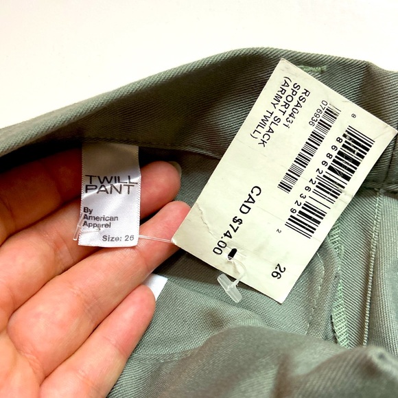 American apparel twill pants - Picture 2 of 4